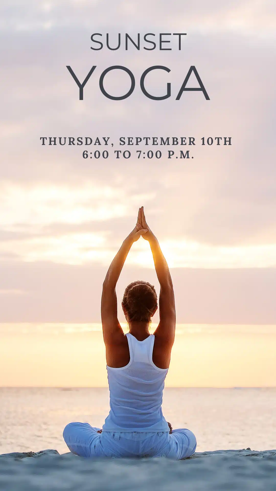 TLP Sunset Yoga Class on the Beach